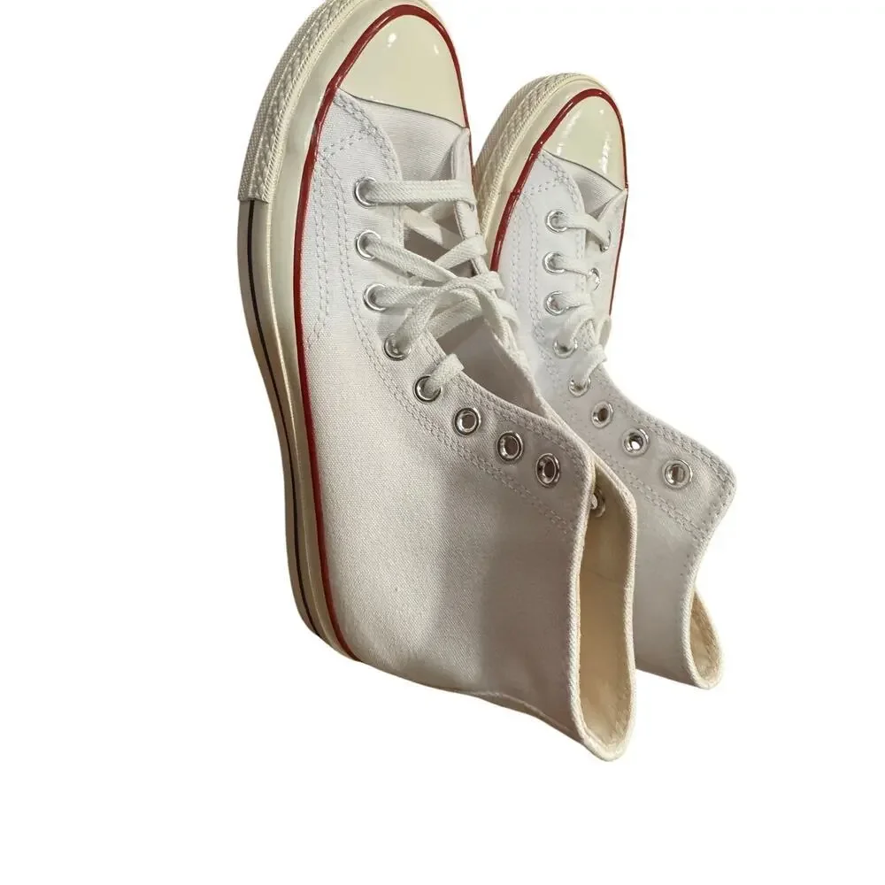 Converse Unisex Chuck 70  Canvas High Top Shoes White Women 9.5 Men 7.5 162056C